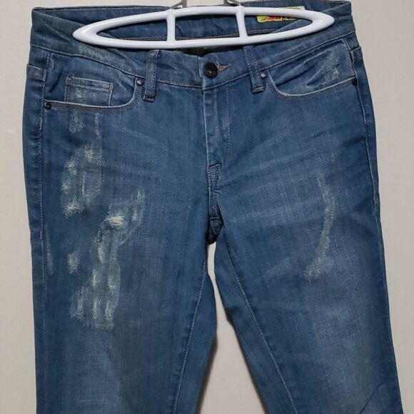 Blank women's skinny blue denim Jeans size 27 - Picture 3 of 5